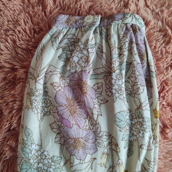 A.n.a new approach women's dress long sleeve  yellow floral size S - Picture 13 of 15